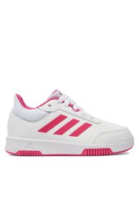 Adidas - adidas Buty Tensaur Sport 2.0 K GW6438 Biały. Kolor: biały. Materiał: skóra