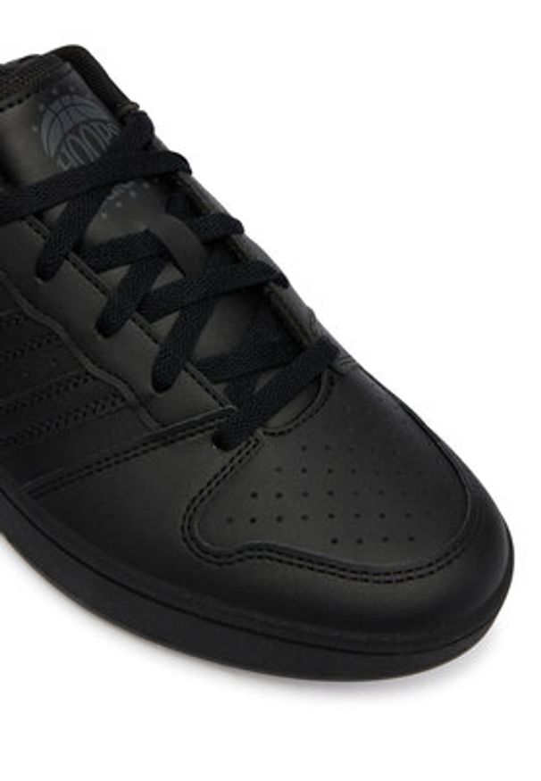 Adidas - adidas Sneakersy Hoops Classic KI1047 Czarny. Kolor: czarny. Materiał: skóra