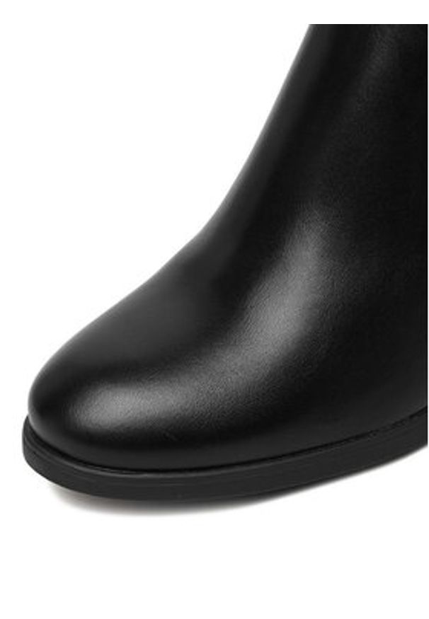Clara Barson Botki CEO-RE23F506-1 Czarny. Kolor: czarny. Materiał: materiał, skóra