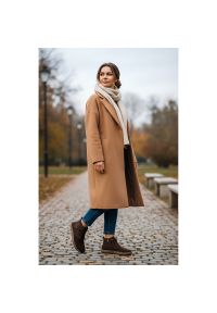 Brązowe Botki Armodo Wygodne Skórzane Buty Damskie Barefoot. Okazja: na co dzień. Kolor: brązowy. Materiał: skóra. Sezon: zima, jesień. Styl: casual #8