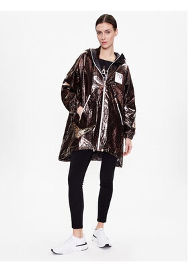 EA7 Emporio Armani Kurtka przejściowa 3RTL01 TNBMZ 2303 Brązowy Regular Fit. Kolor: brązowy. Materiał: syntetyk