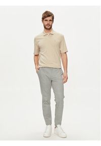 Jack & Jones - Jack&Jones Polo Crodney 12251180 Beżowy Regular Fit. Typ kołnierza: polo. Kolor: beżowy. Materiał: bawełna, syntetyk #6
