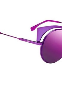 Fendi - FENDI - Fioletowe okulary przeciwsłoneczne. Kolor: różowy, wielokolorowy, fioletowy #3