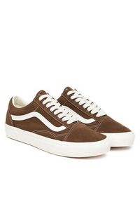 Vans Tenisówki Old Skool VN000D7ZCHS1 Brązowy. Kolor: brązowy. Materiał: zamsz, skóra #4