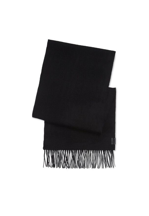 Calvin Klein Szalik Classic Wool Woven Scarf K50K511008 Czarny. Kolor: czarny. Materiał: wełna