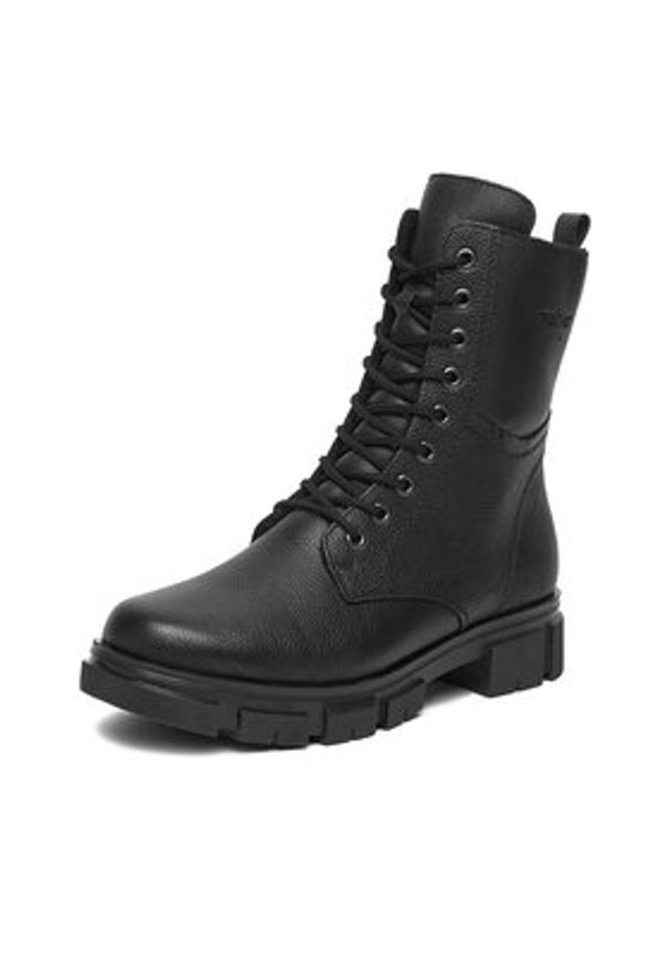 Rieker Trzewiki CEO-Y7116-00 Czarny. Kolor: czarny. Materiał: skóra