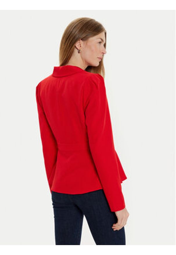 Vero Moda Marynarka Tahina 10318703 Czerwony Slim Fit. Kolor: czerwony. Materiał: syntetyk