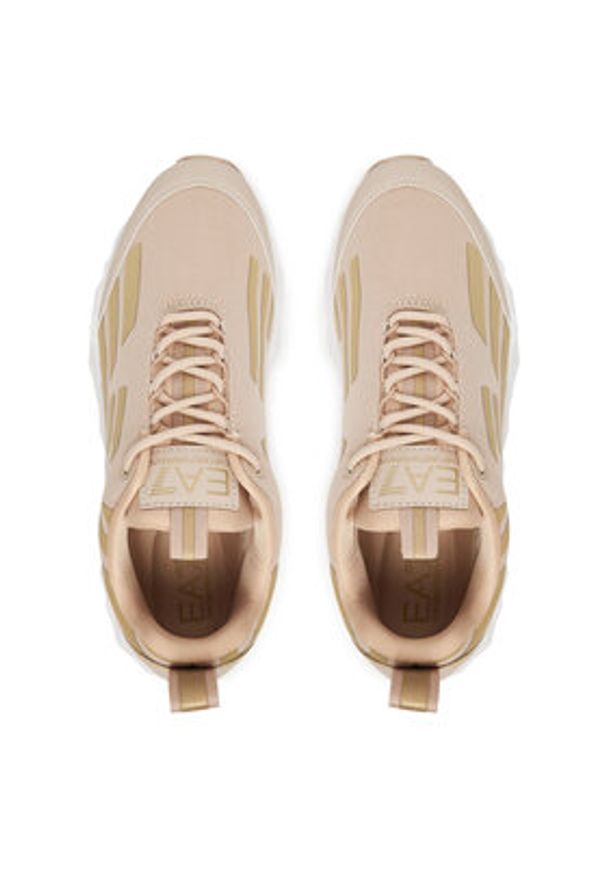 EA7 Emporio Armani Sneakersy X8X217 XK433 M1136 Beżowy. Kolor: beżowy. Materiał: materiał