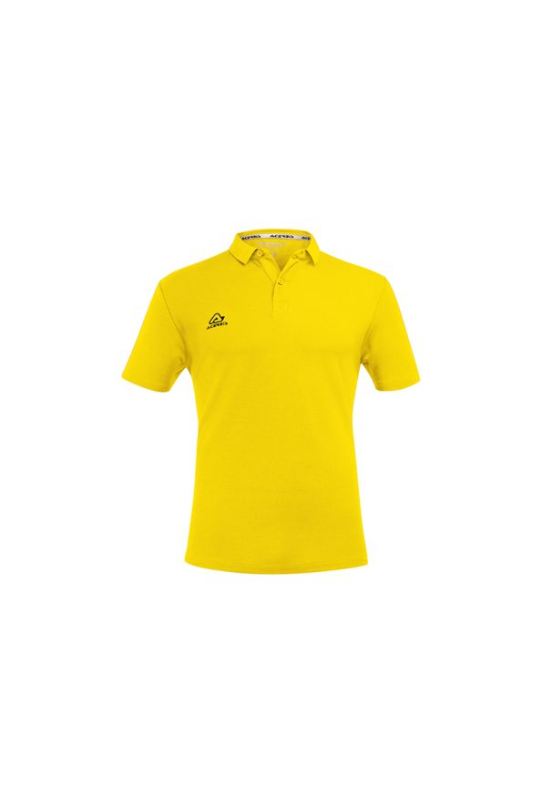 ACERBIS - Polo Acerbis Atlantis. Typ kołnierza: polo. Kolor: żółty. Sport: piłka nożna