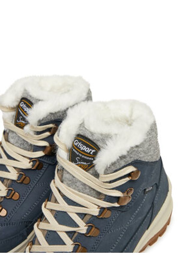 Grisport Trekkingi 14131N3G Granatowy. Kolor: niebieski. Materiał: nubuk, skóra