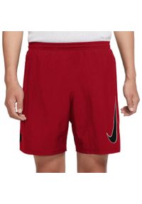 XQ Max - Spodenki sportowe męskie Nike Dri-FIT Academy. Kolor: czerwony. Technologia: Dri-Fit (Nike). Styl: sportowy