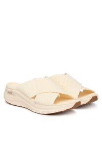 skechers - Skechers Klapki Arch Fit 2.0 164079/OFWT Beżowy. Kolor: beżowy. Materiał: materiał #5