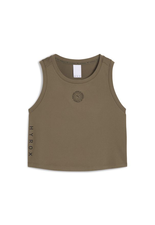 Puma - Damski top bez rękawów PUMA x HYROX CLOUDSPUN PUMA Loden Green. Kolor: zielony. Długość rękawa: bez rękawów. Sport: bieganie