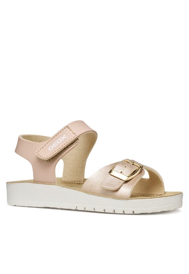 Sandały Geox. Kolor: różowy