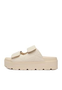 DeeZee Klapki CEO-R25SS09248 Écru. Kolor: kremowy. Materiał: skóra #8