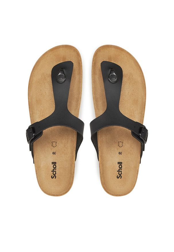 Japonki Scholl. Kolor: czarny