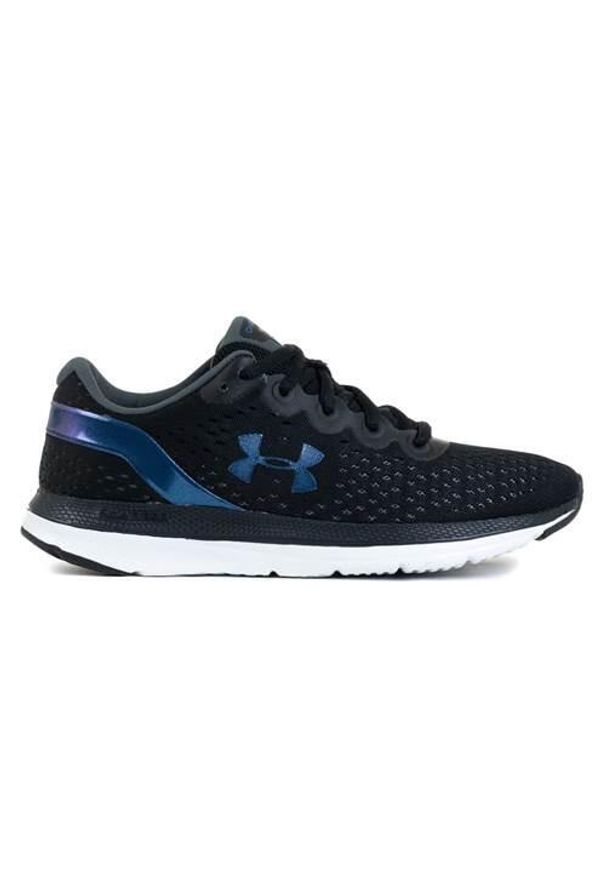 Buty do biegania damskie Under Armour Charged Impulse Shft czarne. Zapięcie: sznurówki. Kolor: czarny. Materiał: materiał, tkanina. Szerokość cholewki: normalna