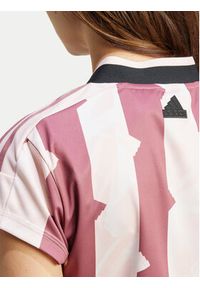 Adidas - adidas T-Shirt Tiro Cut 3-Stripes IX3520 Różowy Slim Fit. Kolor: różowy. Materiał: syntetyk #3