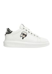 Karl Lagerfeld - KARL LAGERFELD Białe sneakersy Karpi NFT Stud Tab. Kolor: biały #6