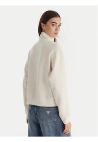 Roxy Bluza Rise & Vibe Sweet Fleece ERJFT05012 Biały Relaxed Fit. Kolor: biały. Materiał: syntetyk #3