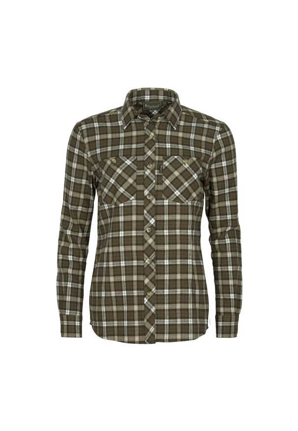 PINEWOOD - Koszula damska Pinewood Felicia. Okazja: na co dzień. Kolor: zielony. Styl: casual