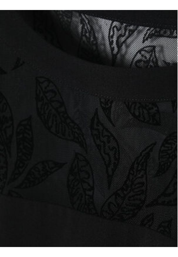 Tatuum Sukienka codzienna Owera T2322.201 Czarny Relaxed Fit. Okazja: na co dzień. Kolor: czarny. Materiał: syntetyk. Typ sukienki: proste. Styl: casual