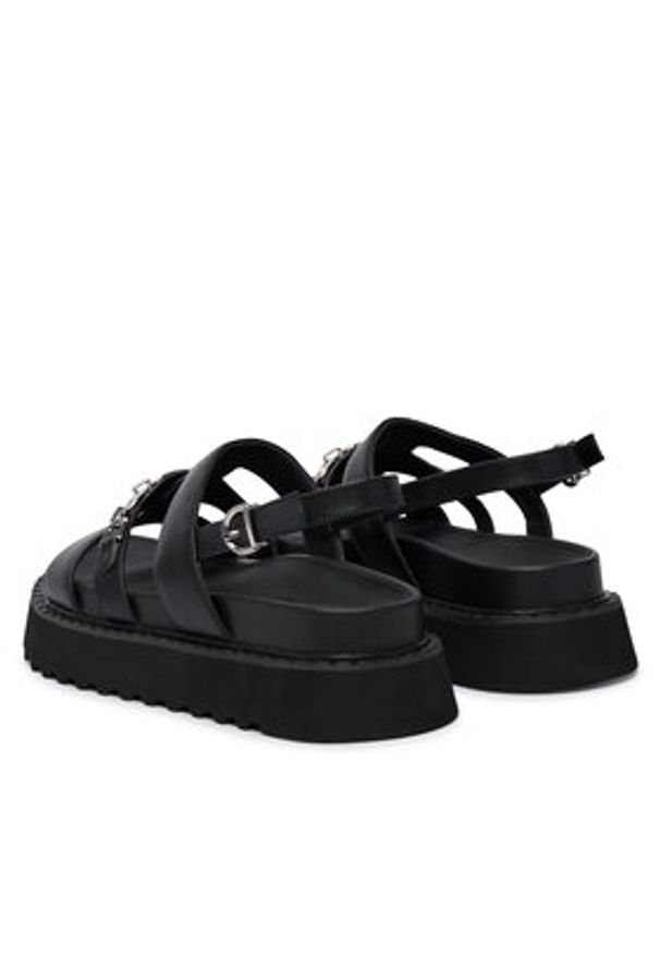 Pinko - PINKO Sandały Kate 06 SD0517 P001 Czarny. Kolor: czarny. Materiał: skóra
