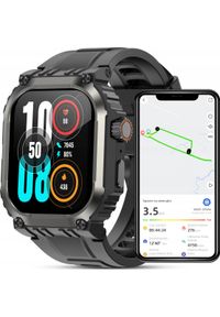 JG Smart - SMARTWATCH MĘSKI ZEGAREK FUNKCJA GPS ROZMOWY POLSKIE MENU TĘTNO 410mAh. Rodzaj zegarka: smartwatch