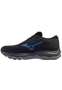 Buty do biegania męskie Mizuno Wave Serene Gtx. Kolor: czarny. Materiał: materiał, syntetyk. Szerokość cholewki: normalna. Model: Mizuno Wave