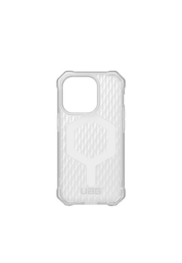 UAG Essential Armor do iPhone 14 Pro kompatybilna z MagSafe frosted ice. Materiał: guma. Styl: militarny