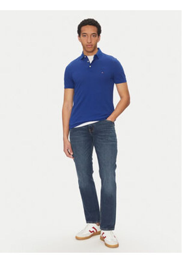 TOMMY HILFIGER - Tommy Hilfiger Jeansy Denton MW0MW38826 Niebieski Straight Fit. Kolor: niebieski