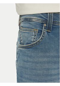 Mustang Szorty jeansowe Chicago Z 1016349 Niebieski Slim Fit. Kolor: niebieski. Materiał: bawełna #3