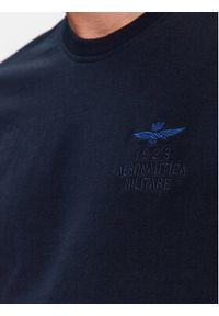 Aeronautica Militare Longsleeve 232TS2185J609 Granatowy Regular Fit. Kolor: niebieski. Materiał: bawełna. Długość rękawa: długi rękaw