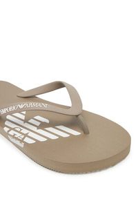 Emporio Armani Japonki XVQS08 XN746 U539 Beżowy. Kolor: beżowy #5