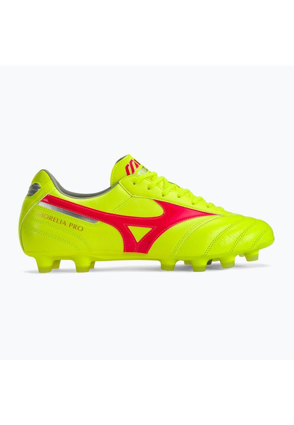 Buty piłkarskie męskie Mizuno Morelia II Pro MD. Kolor: szary, czerwony, wielokolorowy, żółty. Sport: piłka nożna