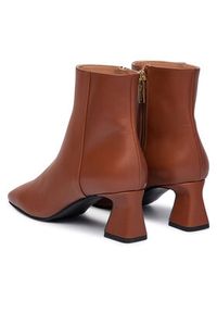 Pollini Botki SA21045G0NTC0217 Brązowy. Kolor: brązowy. Materiał: skóra #3