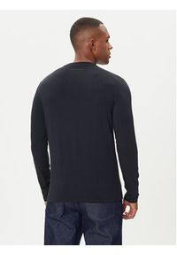 Karl Lagerfeld - KARL LAGERFELD Longsleeve 755052 554235 Granatowy Regular Fit. Typ kołnierza: dekolt w karo. Kolor: niebieski. Materiał: bawełna. Długość rękawa: długi rękaw #4