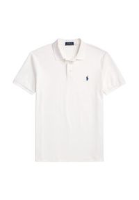 Polo Ralph Lauren Polo 710941439002 Biały Custom Slim Fit. Typ kołnierza: polo. Kolor: biały. Materiał: bawełna #2
