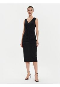 Joseph Ribkoff Sukienka koktajlowa 241205 Czarny Slim Fit. Kolor: czarny. Materiał: syntetyk. Styl: wizytowy