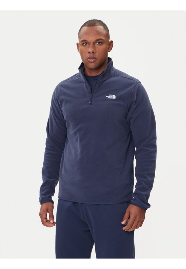 The North Face Polar Glacier NF0A8D0Q Granatowy Regular Fit. Kolor: niebieski. Materiał: syntetyk