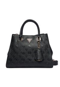 Guess Torebka Cresidia II HWPD98 88070 Czarny. Kolor: czarny. Materiał: skórzane