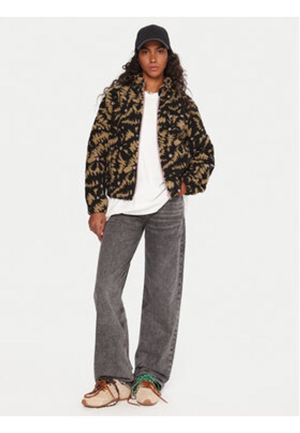 Roxy Polar Boundless Spirit ERJPF03220 Czarny Regular Fit. Kolor: czarny. Materiał: syntetyk