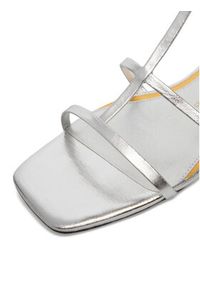 Gino Rossi - GINO ROSSI Sandały CEO-ROSE-LT22866-1 Srebrny. Kolor: srebrny. Materiał: skóra #8