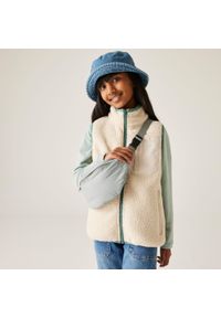 Regatta - Kamizelka dziecięca polarowa Junior Frankie. Kolor: beżowy. Materiał: polar #1