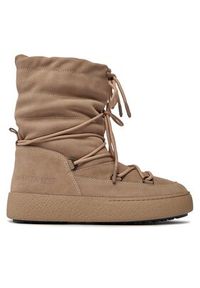 Moon Boot Śniegowce Ltrack Suede 24501100002 Beżowy. Kolor: beżowy