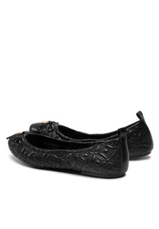 MICHAEL Michael Kors Baleriny Juliette Flat 40F2JTFP1L Czarny. Kolor: czarny. Materiał: skóra