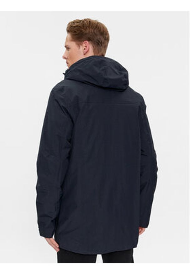 4f - 4F Parka 4FAW23TTJAM302 Czarny Regular Fit. Kolor: czarny. Materiał: syntetyk
