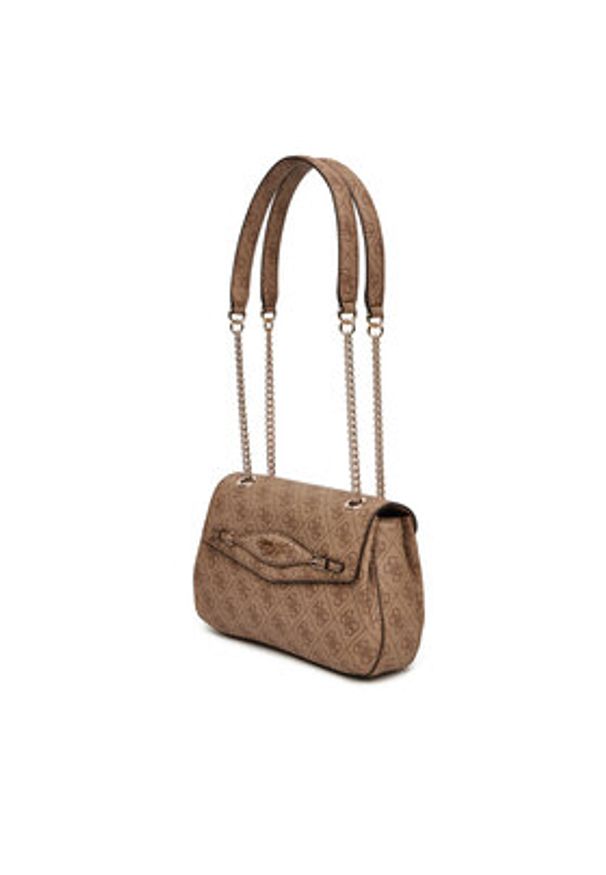 Guess Torebka Katya HWSG96 52210 Brązowy. Kolor: brązowy. Materiał: skórzane