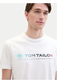 Tom Tailor T-Shirt 1041855 Biały Regular Fit. Kolor: biały. Materiał: bawełna #3