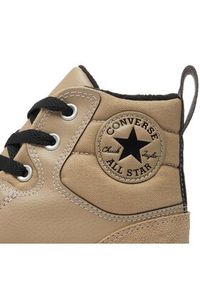 Converse Trampki Chuck Taylor All Star Berkshire Boot A04475C Beżowy. Kolor: beżowy. Materiał: skóra #3